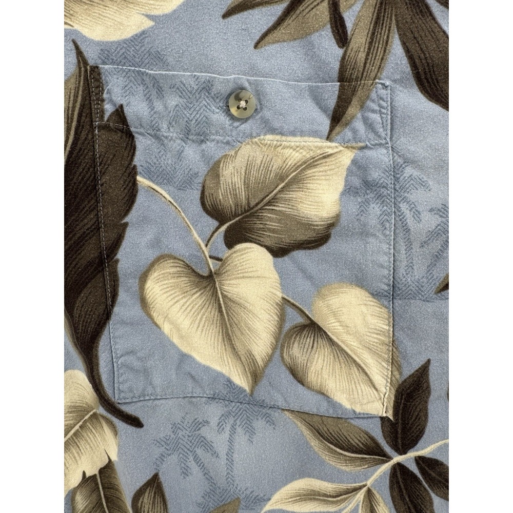 Pierre Cardin Hawaiian Shirt Men's Size 2XL 100% Rayon Floral‎ Tropical Aloha - Picture 3 of 8